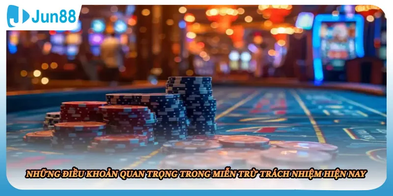 Những điều khoản quan trọng trong miễn trừ trách nhiệm hiện nay