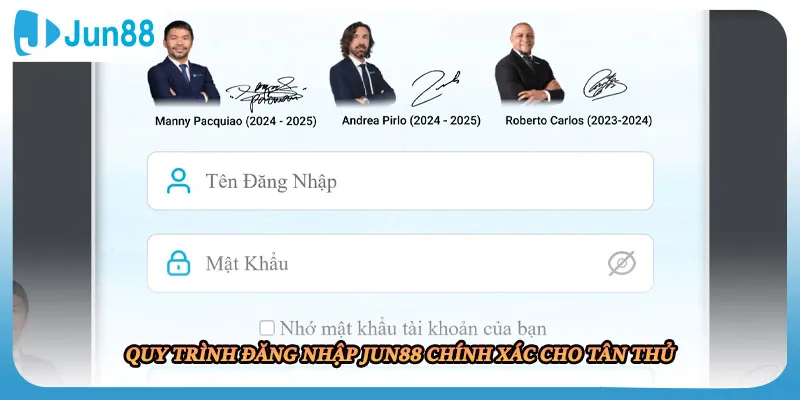 Quy trình đăng nhập JUN88 chính xác cho tân thủ