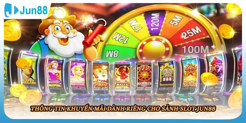 Thông tin khuyến mãi dành riêng cho sảnh slot JUN88