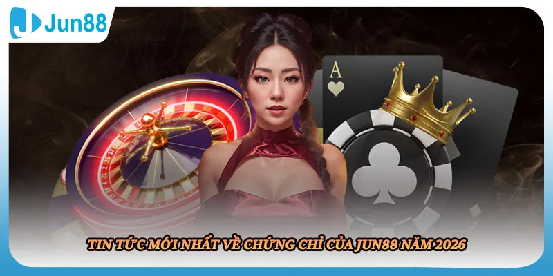 Tin tức mới nhất về chứng chỉ của JUN88 năm 2026